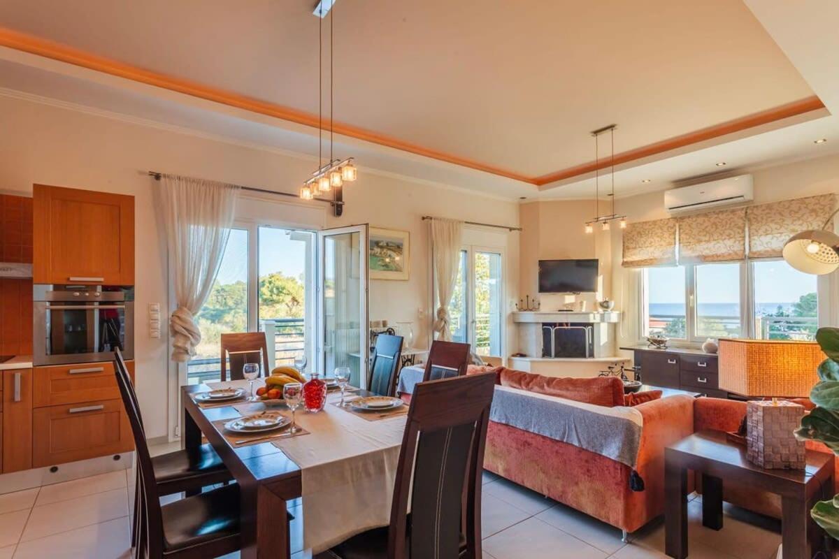 Navarino Captains Villa - Lux Private Pool Retreat Marathopoli Luaran gambar