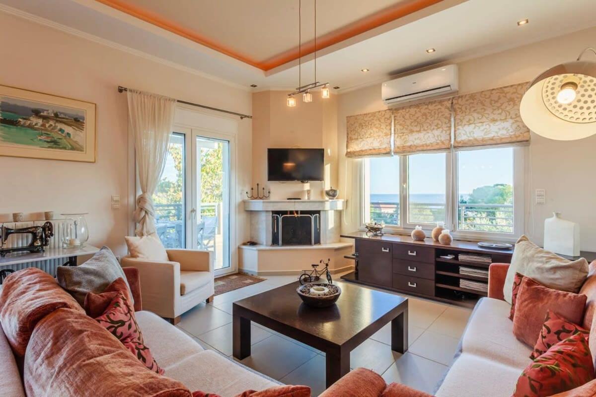 Navarino Captains Villa - Lux Private Pool Retreat Marathopoli Luaran gambar