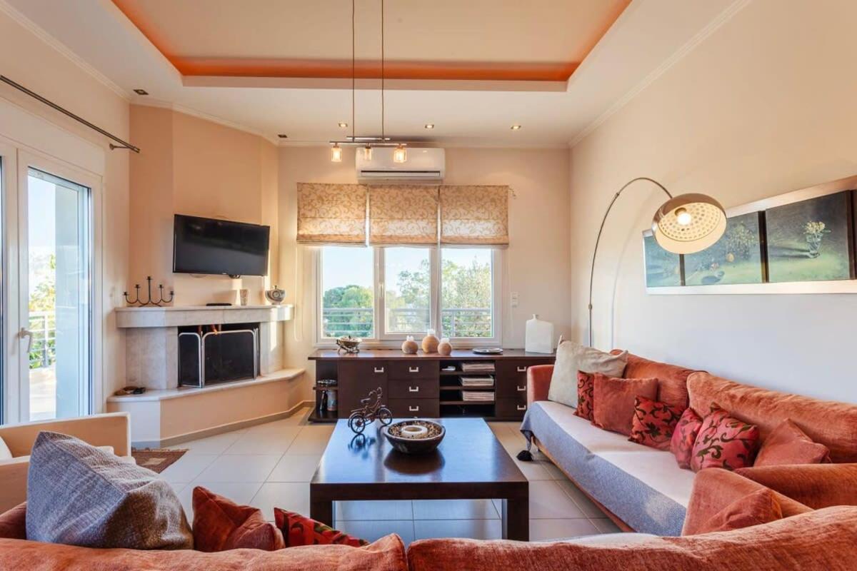 Navarino Captains Villa - Lux Private Pool Retreat Marathopoli Luaran gambar